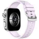 Cinturino per orologio in silicone tinta unita con texture a venature di foglia, For Huawei Watch Fit 5 / Fit 5 Pro / Fit 4