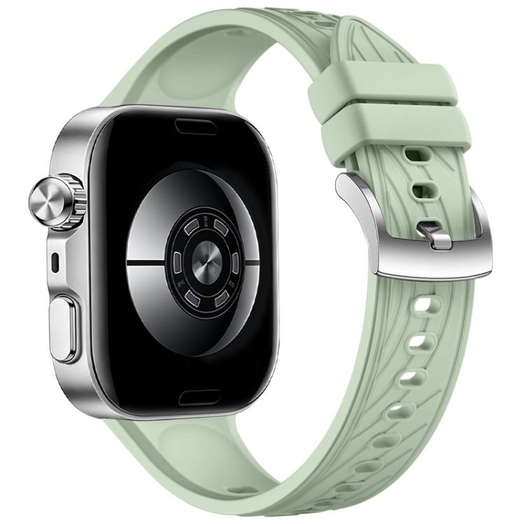 Cinturino per orologio in silicone tinta unita con texture a venature di foglia, For Huawei Watch Fit 5 / Fit 5 Pro / Fit 4