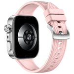 Cinturino per orologio in silicone tinta unita con texture a venature di foglia, For Huawei Watch Fit 5 / Fit 5 Pro / Fit 4