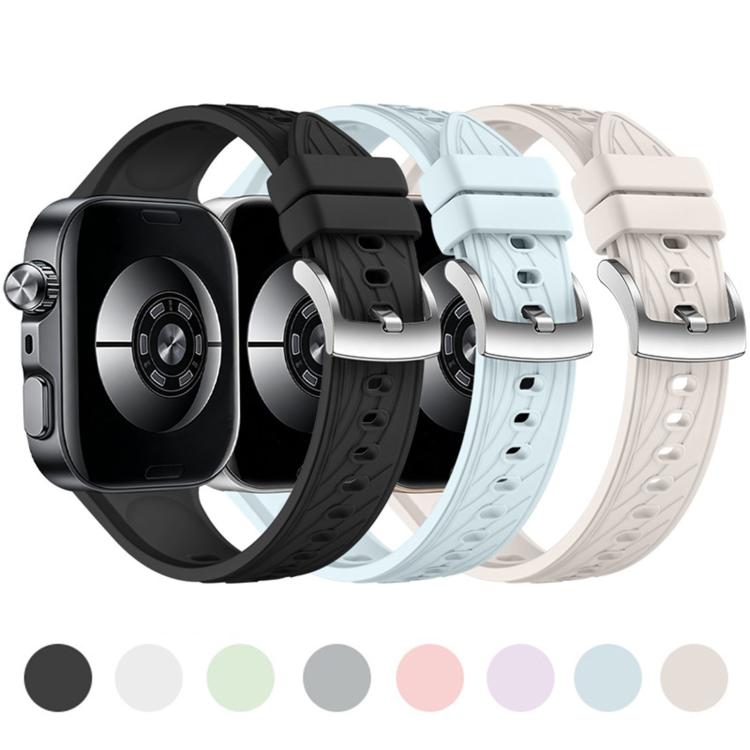 Cinturino per orologio in silicone tinta unita con texture a venature di foglia, For Huawei Watch Fit 5 / Fit 5 Pro / Fit 4