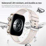 Cinturino per orologio in silicone tinta unita con texture a venature di foglia, For Huawei Watch Fit 5 / Fit 5 Pro / Fit 4