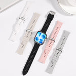 Cinturino per orologio in silicone tinta unita con texture a venature di foglia, For Huawei Watch Fit 5 / Fit 5 Pro / Fit 4