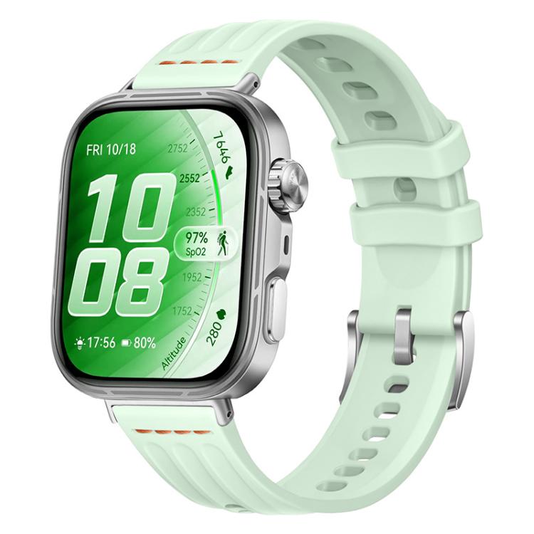 Cinturino per orologio in silicone tinta unita con design a triplo anello a linea singola., For Huawei Watch Fit 5 / Fit 5 Pro / Fit 4