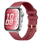 Cinturino per orologio in silicone tinta unita con design a triplo anello a linea singola., For Huawei Watch Fit 5 / Fit 5 Pro / Fit 4