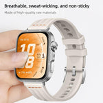 Cinturino per orologio in silicone tinta unita con design a triplo anello a linea singola., For Huawei Watch Fit 5 / Fit 5 Pro / Fit 4