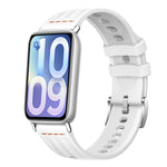 Cinturino per orologio in silicone tinta unita con design a triplo anello a linea singola., For Xiaomi Band 10 Pro / Redmi Watch 6 / 5