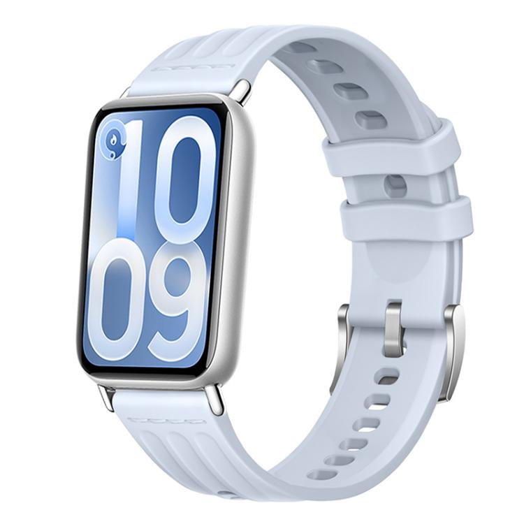 Cinturino per orologio in silicone tinta unita con design a triplo anello a linea singola., For Xiaomi Band 10 Pro / Redmi Watch 6 / 5