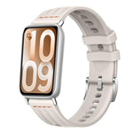 Cinturino per orologio in silicone tinta unita con design a triplo anello a linea singola., For Xiaomi Band 10 Pro / Redmi Watch 6 / 5