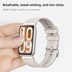 Cinturino per orologio in silicone tinta unita con design a triplo anello a linea singola., For Xiaomi Band 10 Pro / Redmi Watch 6 / 5