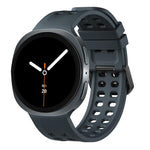 Cinturino per orologio in silicone tinta unita con fibbia a doppia fila di perni., For Galaxy Watch9/8/9 Cassic/8 Cassic