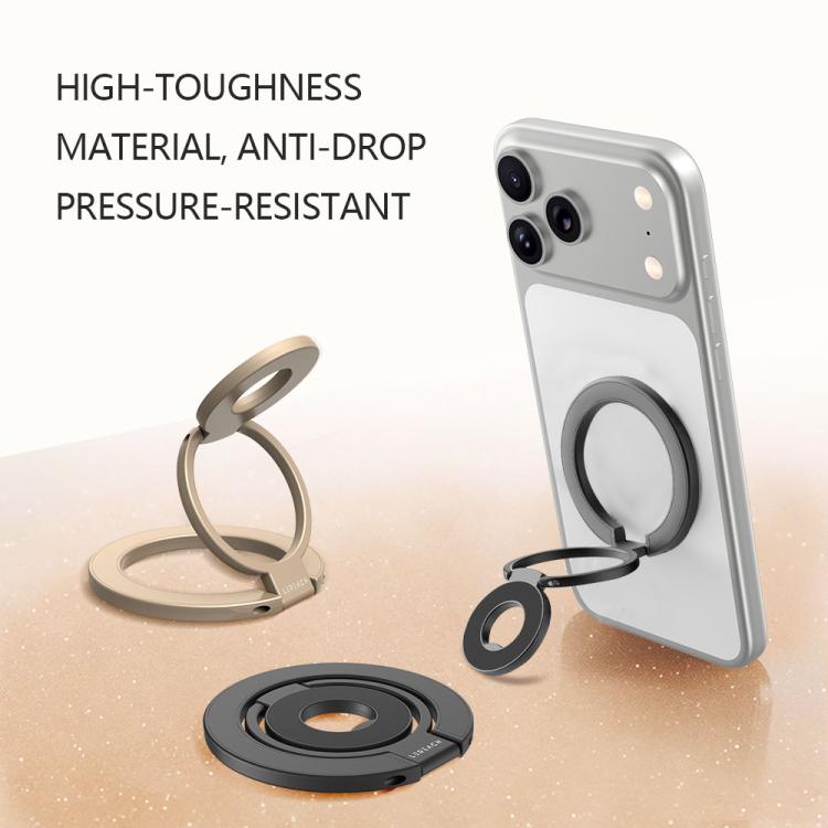 Supporto magnetico per telefono LeReach Triple Ring Power Edition con anello girevole a 360 gradi.