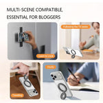 Supporto magnetico per telefono LeReach Triple Ring Power Edition con anello girevole a 360 gradi.