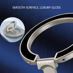 Supporto magnetico per telefono LeReach StarRing Dual Ring, stabile e multifunzionale, con rotazione a 360 gradi.