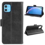 Custodia per cellulare in pelle con supporto a portafoglio per iPhone XIR (2019), con portafoglio, supporto e slot per carte, For iPhone 11