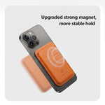 Portafoglio magnetico per cellulare LeReach Vaya Series Terra in similpelle