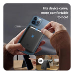 Portafoglio magnetico per cellulare LeReach Vaya Series Terra in similpelle