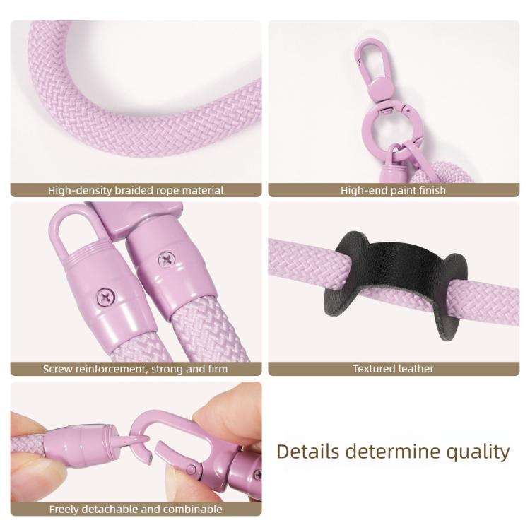 Cordino per cellulare intrecciato 3 in 1 regolabile