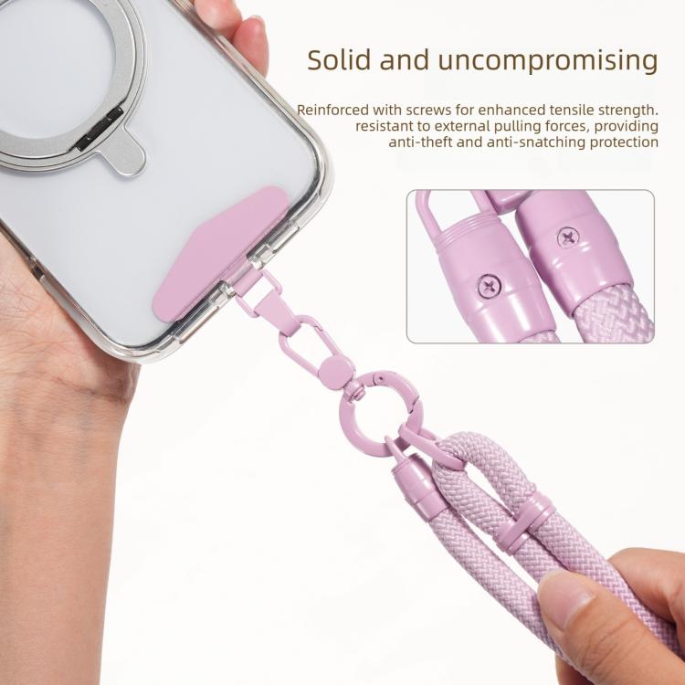 Cordino per cellulare intrecciato 3 in 1 regolabile
