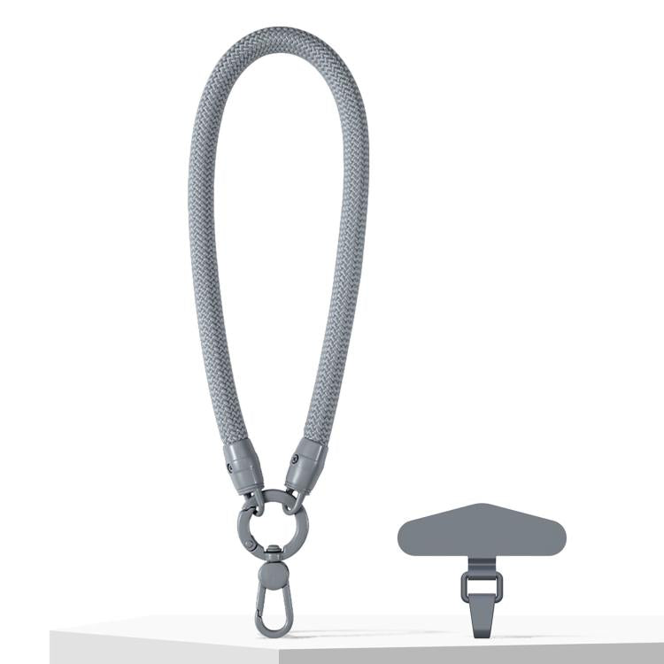 Cordino da polso corto a forma di punta di proiettile, antiurto e antifurto per cellulare.