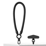 Cordino da polso corto a forma di punta di proiettile, antiurto e antifurto per cellulare.
