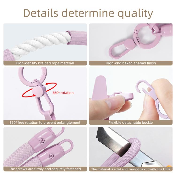 Cordino da polso corto a forma di punta di proiettile, antiurto e antifurto per cellulare.