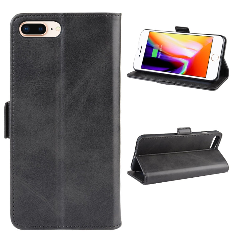 Custodia per cellulare in pelle con supporto a portafoglio per iPhone 8 Plus / 7 Plus, con portafoglio e porta carte di credito, For iPhone 8 Plus