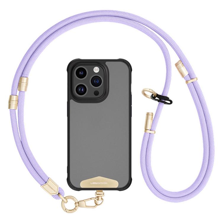 Cordino per cellulare 2 in 1 anti-smarrimento, regolabile e staccabile con clip.