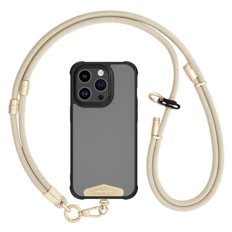 Cordino per cellulare 2 in 1 anti-smarrimento, regolabile e staccabile con clip.