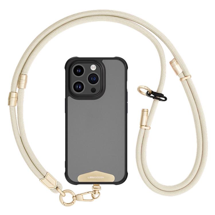 Cordino per cellulare 2 in 1 anti-smarrimento, regolabile e staccabile con clip.
