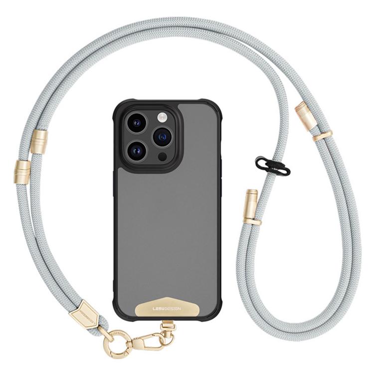 Cordino per cellulare 2 in 1 anti-smarrimento, regolabile e staccabile con clip.