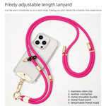 Cordino per cellulare 2 in 1 anti-smarrimento, regolabile e staccabile con clip.
