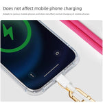 Cordino per cellulare 2 in 1 anti-smarrimento, regolabile e staccabile con clip.