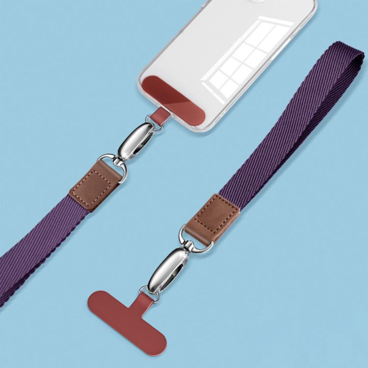 Cordino per cellulare con cinturino da polso a trama larga e resistente agli urti.