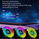 L030 Diffusore di aromi RGB per bocchette d'aria auto, con controllo vocale e luce ambientale a LED ritmica.