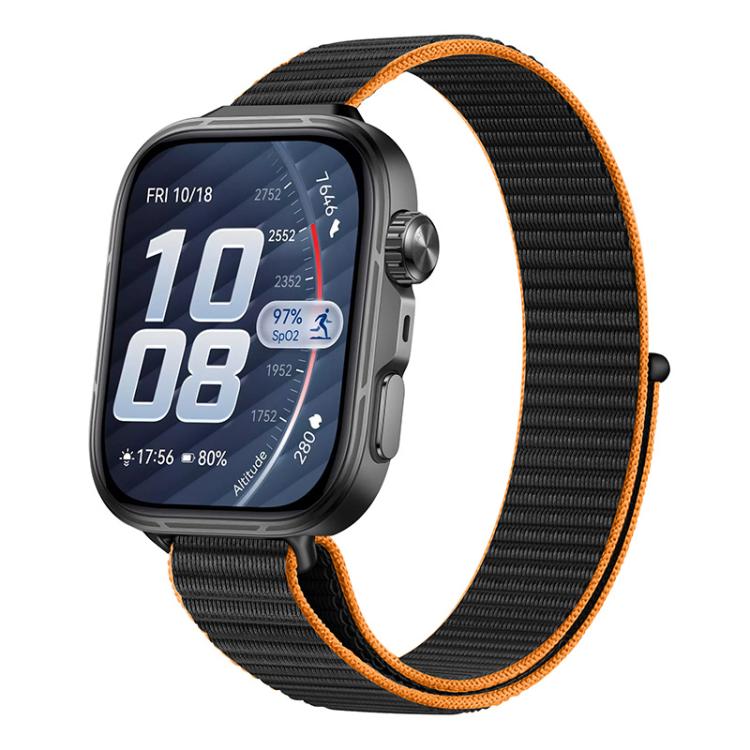 Cinturino per orologio sottile in nylon con chiusura a strappo., For Huawei Watch Fit 5 / Fit 5 Pro / Fit 4