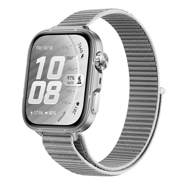 Cinturino per orologio sottile in nylon con chiusura a strappo., For Huawei Watch Fit 5 / Fit 5 Pro / Fit 4