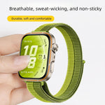Cinturino per orologio sottile in nylon con chiusura a strappo., For Huawei Watch Fit 5 / Fit 5 Pro / Fit 4