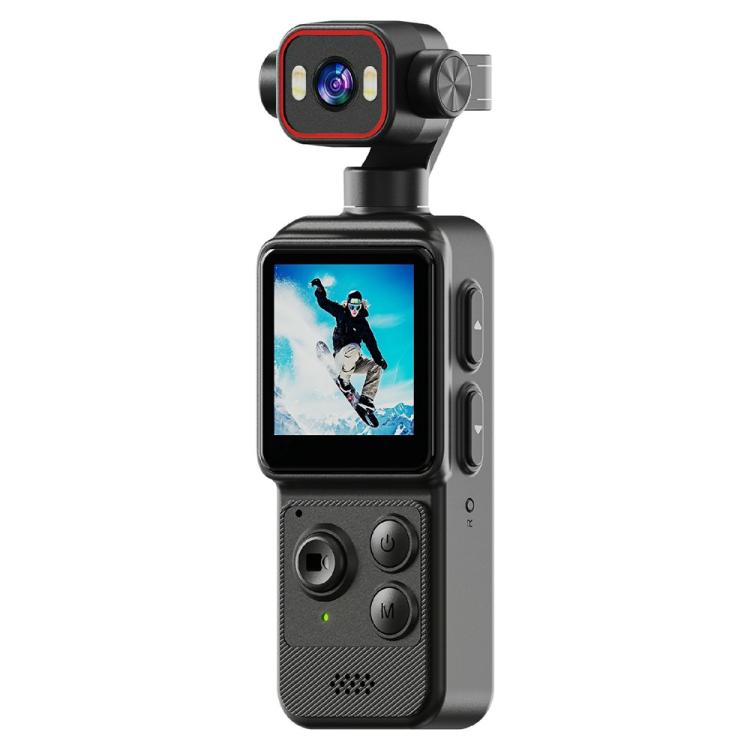 Videocamera sportiva D2 4K con obiettivo girevole a 270 gradi, schermo HD da 1,54 pollici, Wi-Fi e luce LED., D2