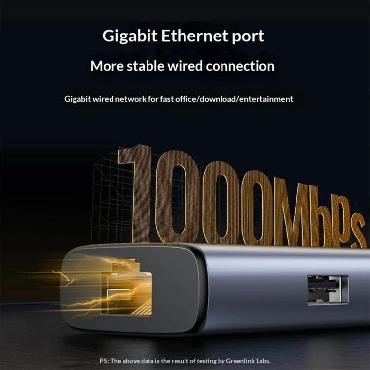 UGREEN Hub 6 in 1 con Ethernet Gigabit e ricarica 100W