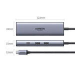 Adattatore USB-C 6 in 1 con Ethernet Gigabit e uscita 4K 60Hz