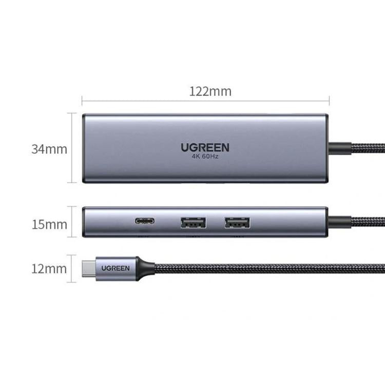 Adattatore USB-C 6 in 1 con Ethernet Gigabit e uscita 4K 60Hz
