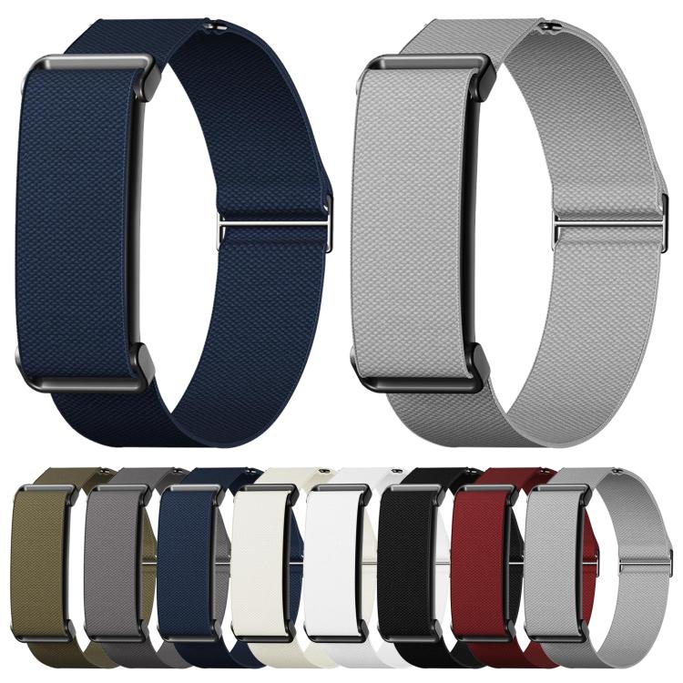 Cinturino per orologio in nylon elastico con fibbia a otto e montatura in metallo., For Google Fitbit Air