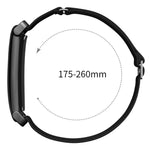 Cinturino per orologio in nylon elastico con fibbia a otto e montatura in metallo., For Google Fitbit Air