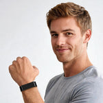 Cinturino per orologio in nylon elastico con fibbia a otto e montatura in metallo., For Google Fitbit Air