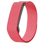 Cinturino per orologio in nylon con struttura a griglia metallica e chiusura a strappo in nylon., For Google Fitbit Air