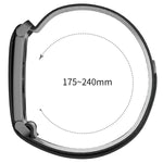 Cinturino per orologio in nylon con struttura a griglia metallica e chiusura a strappo in nylon., For Google Fitbit Air