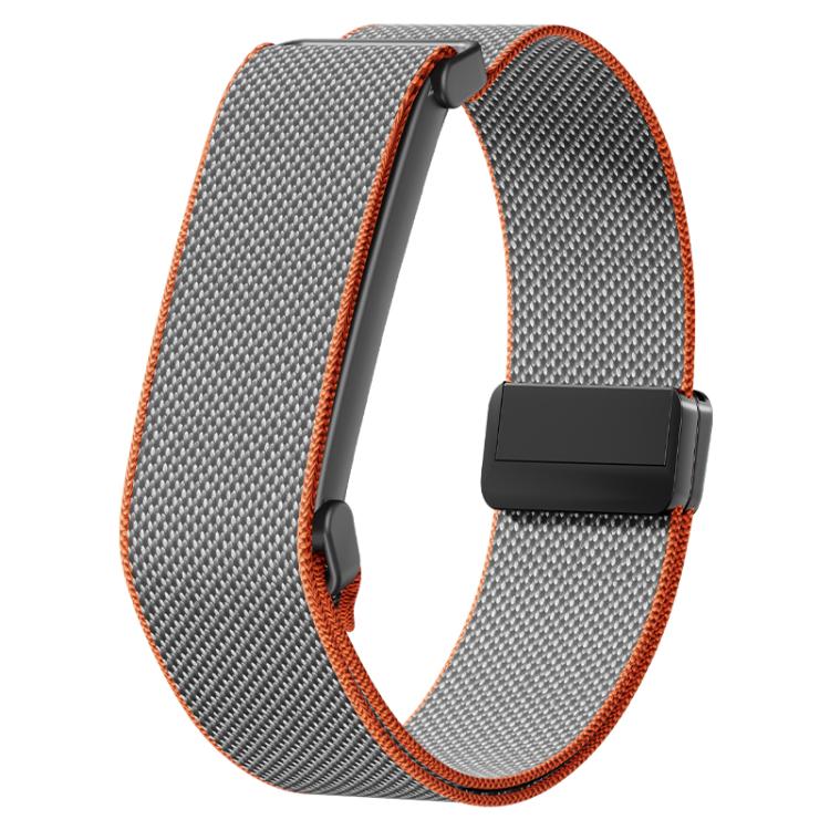 Struttura in metallo con trama a griglia, chiusura magnetica, cinturino elastico in nylon., For Google Fitbit Air
