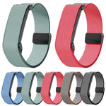 Struttura in metallo con trama a griglia, chiusura magnetica, cinturino elastico in nylon., For Google Fitbit Air
