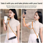 Tracolla regolabile 3 in 1 per fotocamera, lunga e corta, anti-smarrimento., For DJI Osmo Pocket 4 / 3