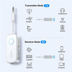 Adattatore per cuffie audio da 3,5 mm UGREEN CM872-45812, trasmettitore e ricevitore Bluetooth 6.0 2 in 1.